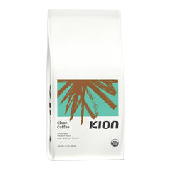 Kion Organic Ground Coffee bag with organic beans for a clean, flavorful brew.
