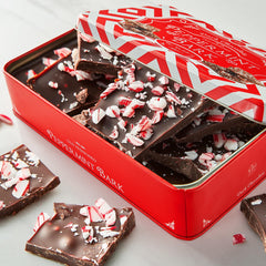 Kiri & Sons peppermint bark squares deliver rich chocolate and refreshing mint for sharing.