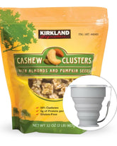 Kirkland cashew clusters 2 lb bag for premium snacking and sharing