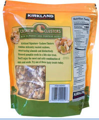 Closeup of Kirkland cashew clusters roasting for rich texture