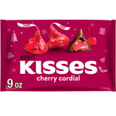 Kisses Hershey's Cherry Cordial bag ready for holiday snacking