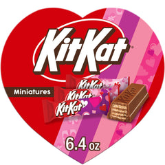 Kit Kat Miniatures milk chocolate bars close-up, smooth wafer texture for a crispy bite.