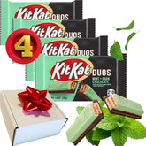 Kit Kat Mint Dark Chocolate Bars gift box presentation for sharing and gifting