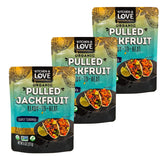 Kitchen & Love jackfruit lightly seasoned pack shot showing organic, ready-to-use meat alternative