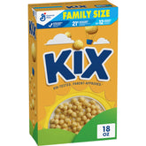 Kix corn puff cereal in a bowl offers a wholesome breakfast option.