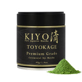 Kiyo Matcha Premium Toyokage pack shot, premium ceremonial grade tea for daily rituals