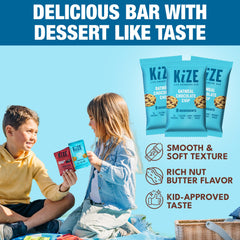 KiZE Energy Bar melted texture suggests dessert-like taste when chilled.