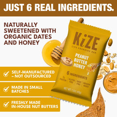 Refrigerated KiZE bar ready to enjoy with dessert-like taste