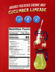 Klass Aguas Frescas cucumber limeade pitcher for easy family serving.