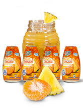 Klass Aguas Frescas pineapple-tangerine bottle for on-the-go hydration.