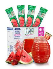 Klass Aguas Frescas stick pack front view for on-the-go refreshment.