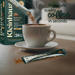 Kleinhaus Microground Nano Instant Coffee preserves aroma for quick, flavorful cups.
