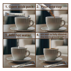 Kleinhaus Nano Instant Coffee cup ready for travel or desk