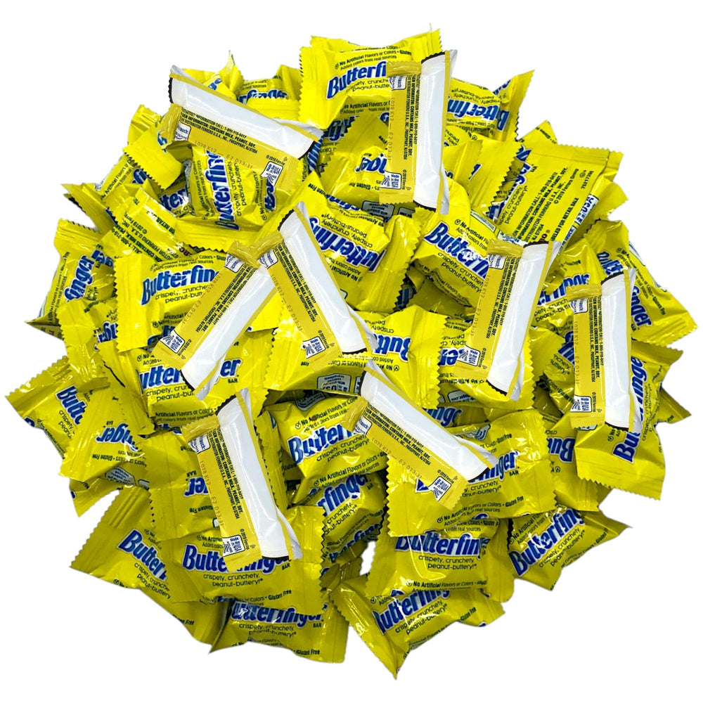KLUB BULK Butter Finger Mini bars offer grab-and-go snacking with crunchy peanut butter.