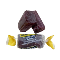 KLUB BULK Jolly Ranchers grape, close-up of grape flavor candy in bag.