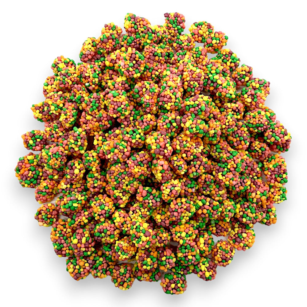 KLUB BULK Gummy Clusters in rainbow colors ideal for party bowls and gifting.