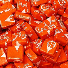 KLUB BULK orange str burst individually wrapped pieces enable convenient, hygienic snacking.