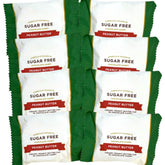 KLUB BULK sugar-free chocolate peanut butter cup delight close-up showing creamy texture for guilt-free snack.
