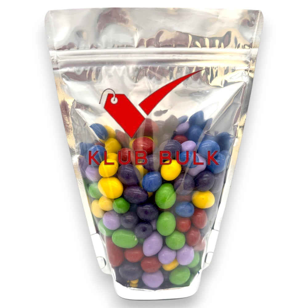KLUB BULK Sugar Free Chocolate Peanut Gems pack front view, ideal for sharing a guilt-free snack
