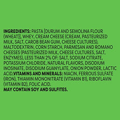 Served Knorr Alfredo pasta on plate ready to pair with protein