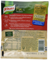 Knorr Fix Rouladen pan-simmering sauce captures authentic aroma