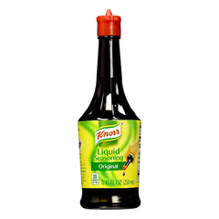 Knorr Liquid Seasoning Original bottle front view for rich flavor enhancement