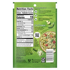 Knorr pesto ingredients with basil and garlic highlighting fresh flavor.