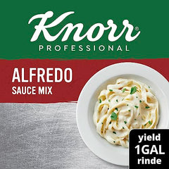 Knorr Professional Alfredo sauce ready bowl presents creamy serving option.