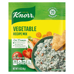 Knorr Recipe Mix Vegetable bottle pour for quick veggie-flavored soups.