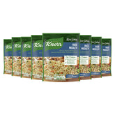 Knorr Rice Sides Medley in a steaming bowl, quick dinner base.