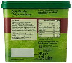 Knorr Roast Gravy label close-up highlighting bold flavor.