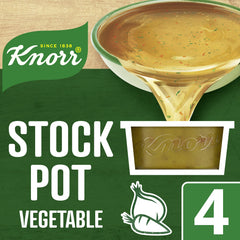 Dissolved Knorr stock for a ready-to-use vegetable broth.