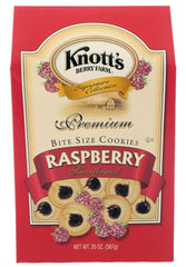 Knott's Berry Farm Raspberry Shortbread Cookies pack shot, ideal for sharing at gatherings.