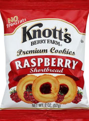 Knott's Berry Farm Raspberry Shortbread on a wooden board ready to share