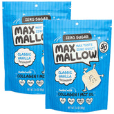 Know Brainer Max Mallow sugar-free marshmallows pack shot, keto-friendly snack.
