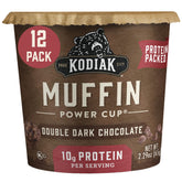 Kodiak Cakes Muffin Power Cup packaging shows quick breakfast prep