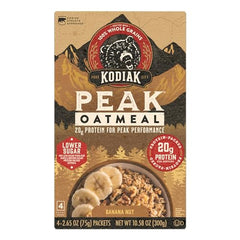 Kodiak Cakes Peak Banana Nut Oatmeal steam mug serving.