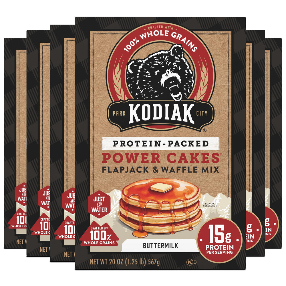 Kodiak Cakes Power Cakes mix box front for quick high-protein breakfasts