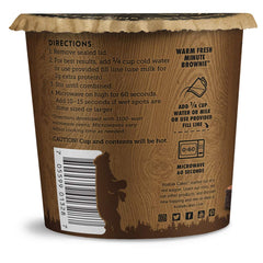 Kodiak Cakes brownie cup shows 10 g protein per serving for a satisfying snack