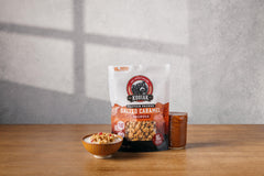 Kodiak Cakes Salted Caramel Granola snack on the go during activities.
