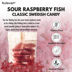 Kolsvart Swedish flavors captured in candy for a nostalgic, comforting bite.