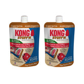 KONG Stuff’N peanut butter pouch with mess-free nozzle for quick, clean stuffing.