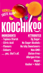 Label highlights fiber content with over 5 g per lollipop for mindful snacking.