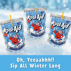 Kool-Aid Ghoul-Aid Scary Berry on-the-go pouch for sledding breaks.