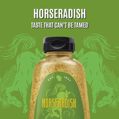 Koops' Horseradish Mustard sandwich topping delivers bold, zesty flavor