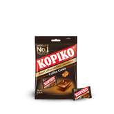 Kopiko Coffee Candy with real coffee extract for authentic Indonesian flavor and aroma.