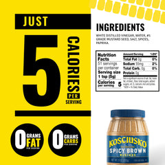 Kosciusko Spicy Brown Mustard dip, perfect for sauces