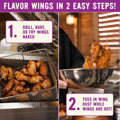Kosmos Q Kickin’ Cajun Wing Dust on fries adds Cajun crunch and heat.