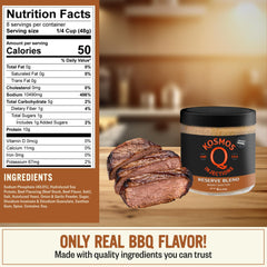 Pouring Kosmos Q Reserve Blend Brisket Injection to evenly flavor the meat.