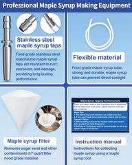 KOSOEUR maple tubes channel sap while protecting sap from light exposure